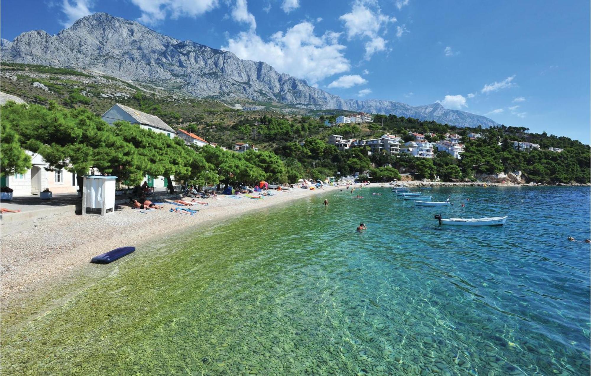 Nice Apartment In Krvavica With House Sea View Exterior photo